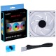 Lian Li UNI FAN SL Infinity (SL-INF) 140mm ARGB PWM - Reverse Blade - Beyaz