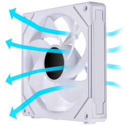 Lian Li UNI FAN SL Infinity (SL-INF) 140mm ARGB PWM - Reverse Blade - Beyaz