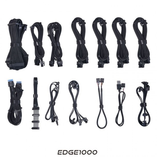 Lian Li EDGE EG1000 80 PLUS Platinum Power Supply, PCIe 5.1, ATX 3.1 - 1000 Watts, Black