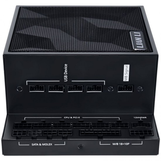 Lian Li EDGE EG1000 80 PLUS Platinum Power Supply, PCIe 5.1, ATX 3.1 - 1000 Watts, Black