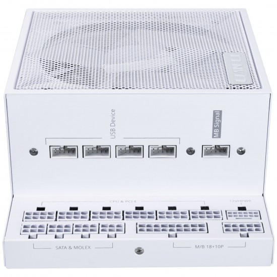 Lian Li EDGE EG1000 80 PLUS Platinum Power Supply, PCIe 5.1, ATX 3.1 - 1000 Watts, White