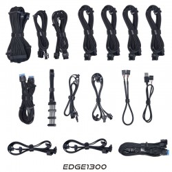 Lian Li EDGE EG1300 80 PLUS Platinum Power Supply, PCIe 5.1, ATX 3.1 - 1300 Watts, Black