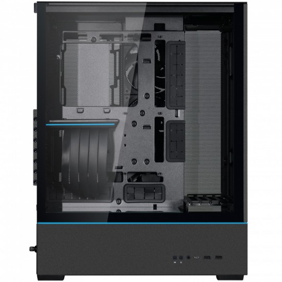 Lian Li SUP-01 ATX Midi Tower Kasa - Siyah Renk - (RGB PCIe 4.0 riser kablosu dahil) - Model: SUP01X