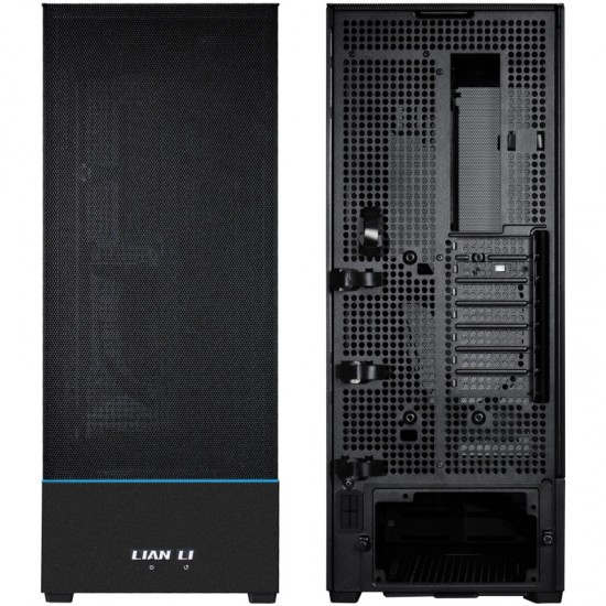 Lian Li SUP-01 ATX Midi Tower Kasa - Siyah Renk - (RGB PCIe 4.0 riser kablosu dahil) - Model: SUP01X