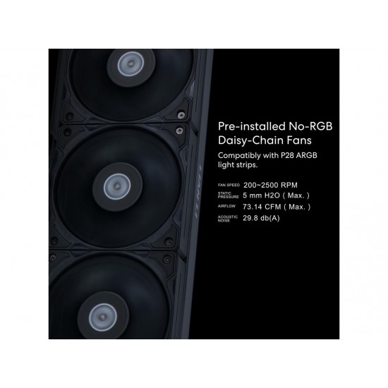 Lian Li HydroShift LCD 360 Silent (360S) - AIO Water Cooler - Siyah Lian Li HydroShift LCD 360 Silent (360S) - AIO Water Cooler - Siyah