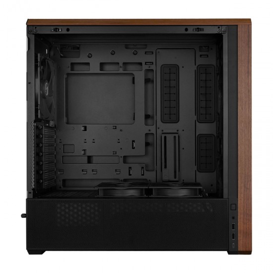 Lian Li Lancool 217 Bilgisayar Kasası - Tempered Glass - Siyah - (Dahili 5 Fan)