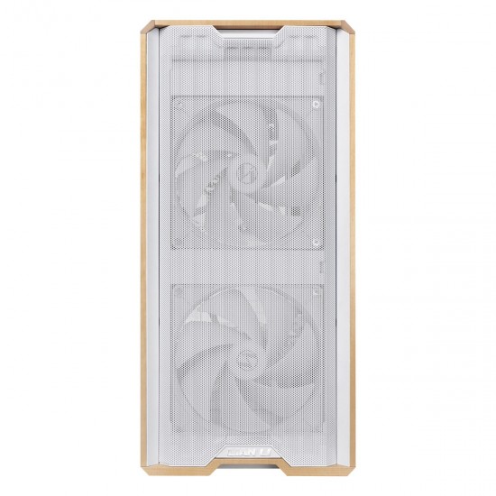 Lian Li Lancool 217 Bilgisayar Kasası - Tempered Glass - Beyaz - (Dahili 5 Fan)