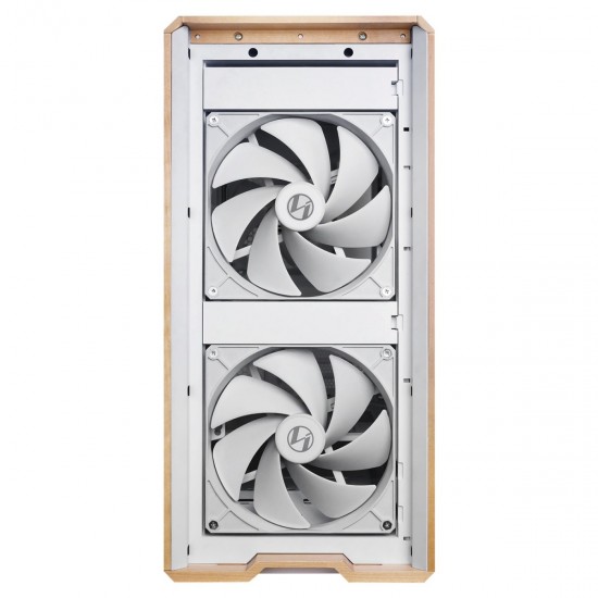 Lian Li Lancool 217 Bilgisayar Kasası - Tempered Glass - Beyaz - (Dahili 5 Fan)