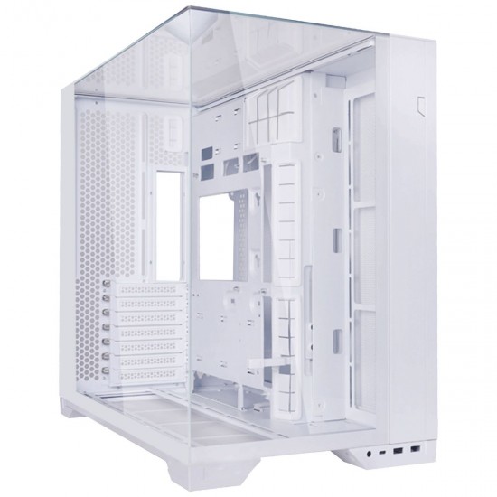 Lian Li O11 Vision Compact, Mid Tower, E-ATX, Tempered Glass - Beyaz Renk Bilgisayar Kasası Lian Li O11 Vision Compact, Mid Tower, E-ATX, Tempered Glass - Beyaz Renk Bilgisayar Kasası
