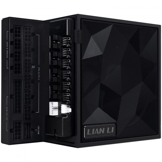 Lian Li EDGE GOLD 1000 80 PLUS Gold power supply, PCIe 5.1, ATX 3.1 - 1,000 watts, Black, (USB hub Dahildir)