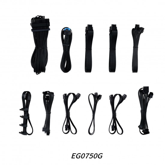 Lian Li EDGE GOLD 750 80 PLUS Gold power supply, PCIe 5.1, ATX 3.1 - 750 Watts, Black