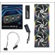 Lian Li UNI FAN SL Wireless ARGB PWM Fan - 3lü Set Kontrolcü Dahil -120mm - Siyah Renk - Reverse Blade Lian Li UNI FAN SL Wireless ARGB PWM Fan - 3lü Set Kontrolcü Dahil -120mm - Siyah Renk - Reverse Blade
