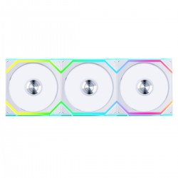 Lian Li UNI FAN SL Wireless ARGB PWM Fan - 3lü Set Kontrolcü Dahil -120mm - Beyaz Renk