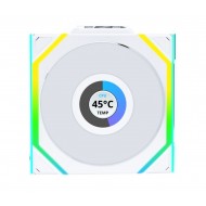 Lian Li UNI FAN SL Wireless LCD Fan - ARGB, PWM - 120mm - Beyaz Renk