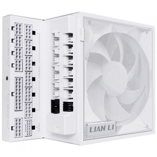 Lian Li EDGE GOLD 1200 80 PLUS Gold power supply, PCIe 5.1, ATX 3.1 - 1,200 watts, White, (USB Hub Dahildir)