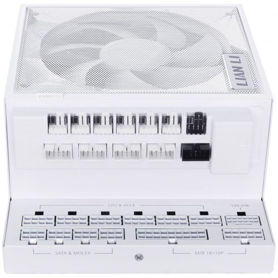 Lian Li EDGE GOLD 1200 80 PLUS Gold power supply, PCIe 5.1, ATX 3.1 - 1,200 watts, White, (USB Hub Dahildir)