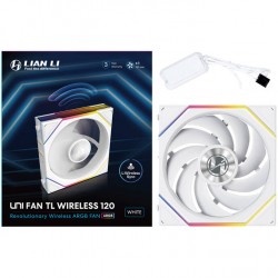 Lian Li UNI FAN TL Wireless 120mm RGB - White - Model: 12TL1W1W Lian Li UNI FAN TL Wireless 120mm RGB - White - Model: 12TL1W1W