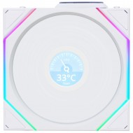 Lian Li UNI FAN TL Wireless LCD Fan - ARGB, PWM - 140mm - Beyaz Renk Lian Li UNI FAN TL Wireless LCD Fan - ARGB, PWM - 140mm - Beyaz Renk