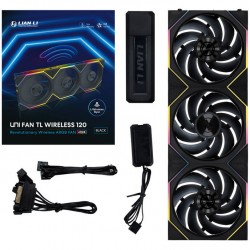 Lian Li UNI FAN TL Wireless 120mm RGB - Black - Model: 12TL1W3W - Incl. Controller 3-Pack Lian Li UNI FAN TL Wireless 120mm RGB - Black - Model: 12TL1W3W - Incl. Controller 3-Pack