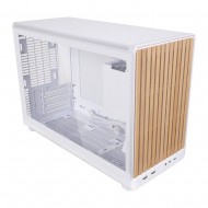 Lian Li DAN A3 mATX Case - Wood Edition - Beyaz - Cam Panel Lian Li DAN A3 mATX Case - Wood Edition - Beyaz - Cam Panel
