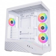 Lian Li Vector V100 Bilgisayar Kasası, ATX, Dahili 4 Fanlı RGB, Tempered Glass Panel - Beyaz Renk Lian Li Vector V100 Bilgisayar Kasası, ATX, Dahili 4 Fanlı RGB, Tempered Glass Panel - Beyaz Renk