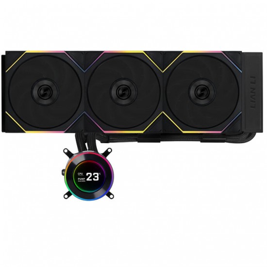 Lian Li HYDROSHIFT II LCD-C 360TL ARGB AiO Cpu Cooler - Black Lian Li HYDROSHIFT II LCD-C 360TL ARGB AiO Cpu Cooler - Black