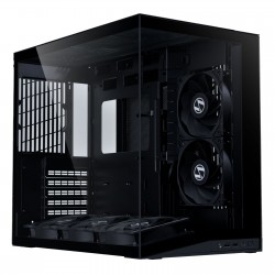 Lian Li O11 Dynamic Mini V2 Flow - Bilgisayar Kasası - ATX Form - Tempered Glass - 120mm x 5 adet reverse fan - Siyah Renk Lian Li O11 Dynamic Mini V2 Flow - Bilgisayar Kasası - ATX Form - Tempered Glass - 120mm x 5 adet reverse fan - Siyah Renk