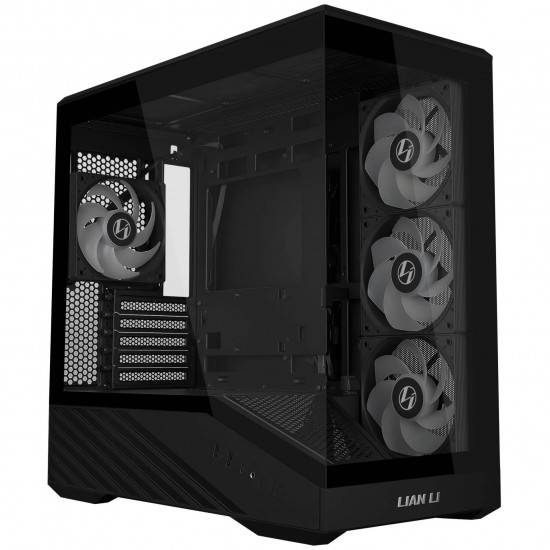 Lian Li Vector V100 Mini PC Case Micro-ATX Tempered Glass - Black Lian Li Vector V100 Mini PC Case Micro-ATX Tempered Glass - Black