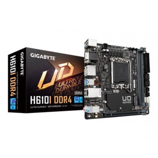 Gigabyte H610I DDR4 - Mini-ITX - LGA1700 Anakart Gigabyte H610I DDR4 - Mini-ITX - LGA1700 Anakart