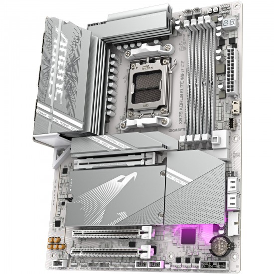 Gigabyte X870 AORUS ELITE WIFI7 ICE ATX Anakart Gigabyte X870 AORUS ELITE WIFI7 ICE ATX Anakart