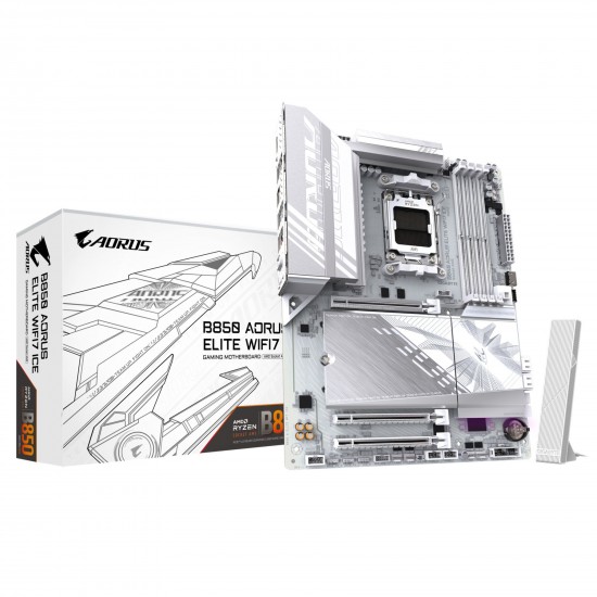 GIGABYTE B850 AORUS Elite WIFI7 ICE - ATX Anakart - Socket AM5 GIGABYTE B850 AORUS Elite WIFI7 ICE - ATX Anakart - Socket AM5