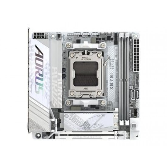 Gigabyte AORUS X870I PRO ICE - Mini-ITX Anakart - Socket AM5 - AMD X870