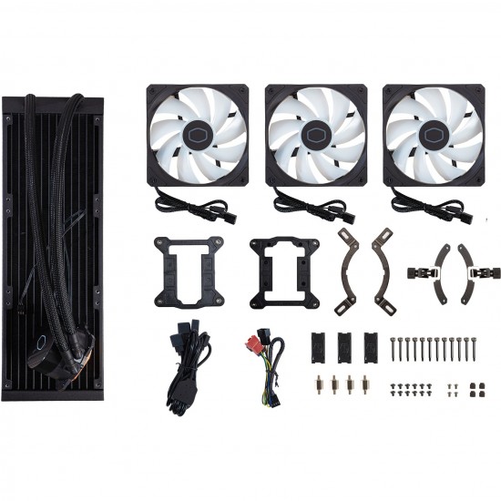 Cooler Master MasterLiquid 360L Core ARGB - AIO CPU Cooling - Black Cooler Master MasterLiquid 360L Core ARGB - AIO CPU Cooling - Black