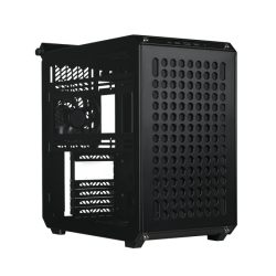 Cooler Master Qube 500 Flatpack PC Kasası, Midi Tower, ATX, Tempered Glass (Cam Panel) - Siyah