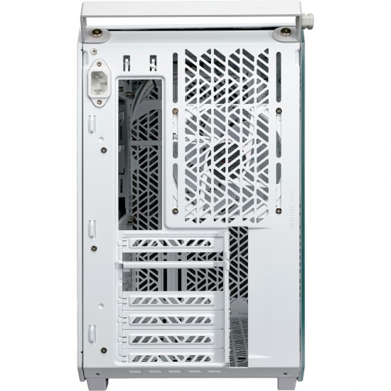 Cooler Master Qube 500 Flatpack PC Kasası, Midi Tower, ATX, Tempered Glass (Cam Panel) - Beyaz
