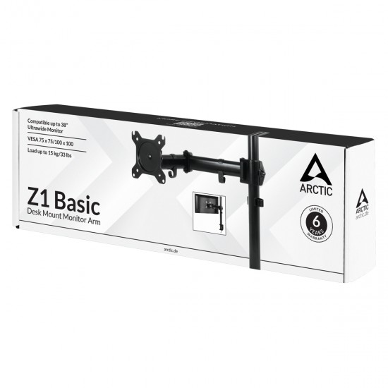 Arctic Z1 Basic Desk Mount Monitor Arm Arctic Z1 Basic Desk Mount Monitor Arm
