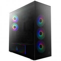 ARCTIC Xtender Bilgisayar Kasası, E-ATX, RGB, Tempered Glass - Dahili 5 Fan