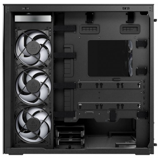 ARCTIC Xtender Bilgisayar Kasası, E-ATX, RGB, Tempered Glass - Dahili 5 Fan (Riser ve Gpu Holder Dahil)