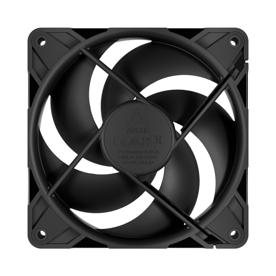 Arctic P12 Pro 120mm PWM PST - Reverse Fan (Black) Arctic P12 Pro 120mm PWM PST - Reverse Fan (Black)