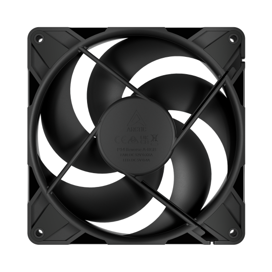 Arctic P14 Pro Reverse 140mm PWM PST - Fan (Black) - 3 Pack Arctic P14 Pro Reverse 140mm PWM PST - Fan (Black) - 3 Pack