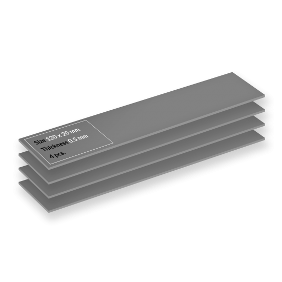 Arctic TP-4 Premium Performance Thermal Pad - Boyut: 120x20mm - Kalınlık 0.5mm (4 Adet)
