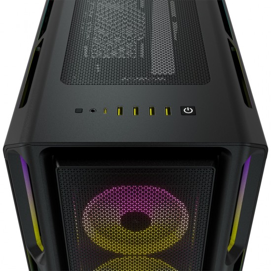 Corsair iCUE 5000T Tempered Glass RGB USB 3.1 ATX Mid Tower Kasa - Siyah