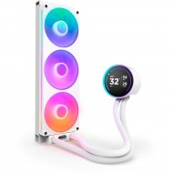 NZXT Kraken Elite 360 RGB 360mm AIO Liquid Cooler with 2.72" IPS LCD & RGB - White NZXT Kraken Elite 360 RGB 360mm AIO Liquid Cooler with 2.72" IPS LCD & RGB - White