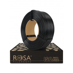 Rosa3D Filament - ReFill PLA Starter Black -  European toy safety standard (EN 71-3)