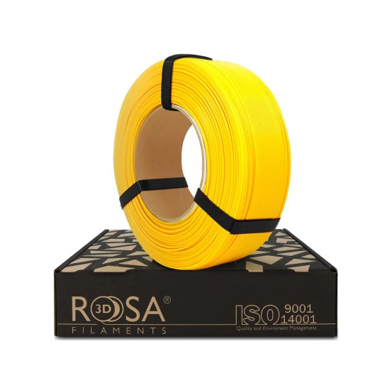 Rosa3D Filament - ReFill PLA Starter Yellow -  European toy safety standard (EN 71-3)