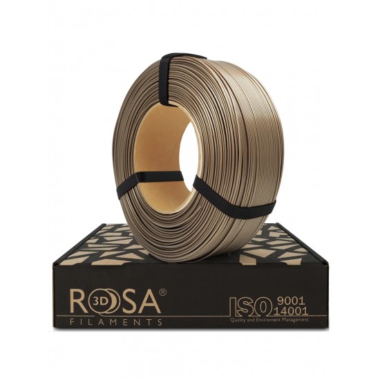 Rosa3D Filament - ReFill PLA Starter Pearl Gold -  European toy safety standard (EN 71-3)