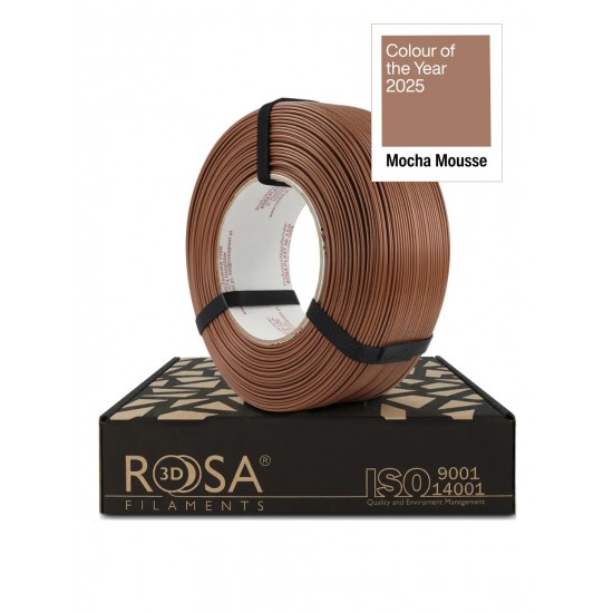 Rosa3D Filament - ReFill PLA Starter Mocha Mousse -  European toy safety standard (EN 71-3)