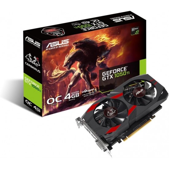 ASUS Cerberus GTX1050 Ti OC 4GB 128Bit Ekran Kartı