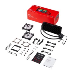 XPG LEVANTE 240 adreslenebilir RGB (ARGB) İşlemci Sıvı Soğutucu - AM4 & AM5 Soket XPG LEVANTE 240 adreslenebilir RGB (ARGB) İşlemci Sıvı Soğutucu - AM4 & AM5 Soket
