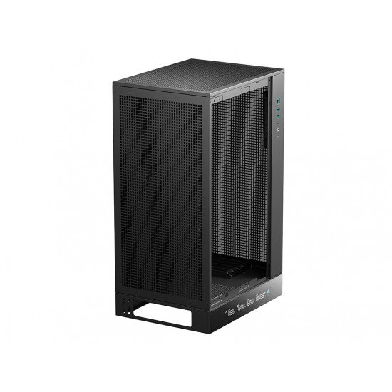 DeepCool CH270 Digital, Micro-ATX, LCD, Tempered glass, Black Case DeepCool CH270 Digital, Micro-ATX, LCD, Tempered glass, Black Case